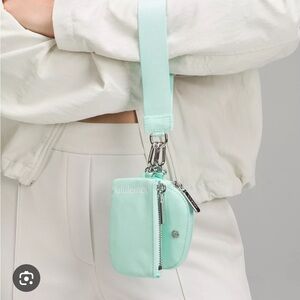 NWT Lululemon Dual Pouch Wallet Mint Color